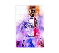 Kylian Mbappe Soccer Football Poster 41 sur toile - Décoration pour chambre à coucher, bureau, chambre - Cadeau - Sans cadre - 30 x 45 cm