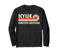 KYLIE First Name Funny Retro Vintage Birthday Manche Longue