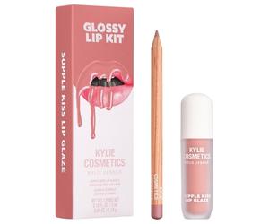 Kylie-Jenner-Cosmetics Levres Gloss-a-levresGlossy Lip Kit Comes Naturally - LIPS SUPPLE LIP GLAZE 3 ml + LIPS PRECISION POUT LIP LINER 1.14 gr. 1 Stk.