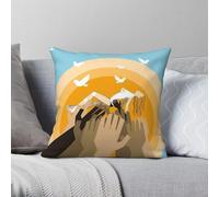 Kylie Minogue All The Lovers Taie d'oreiller carrée en polyester et lin velours Décoration créative Housse de coussin 45,7 cm