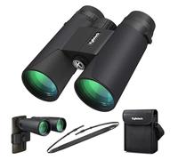 Kylietech 12 x 42 Jumelles pour Adultes avec BAK4 Prism, FMC lentille, Grande oculaire, Compact, antibuée et étanche Idéal pour Observation des Oiseaux Voyage Observation de Chasse Les Concerts