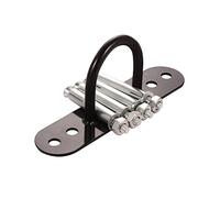 KYLIN SPORT Point d'ancrage pour Installer la Corde Ondulatoire Crochet d'ancrage Mural Anneau d'ancrage Support de Fixation avec 4 vis (Noir 2)