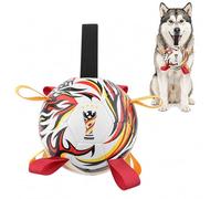 Kylinsure Ball de Football pour Chien avec Corde, 18,5 cm Ballon de Gardien, Jouet Interactif pour Chien - Balle Flottante avec Haute Capacité de Saut. Jouet Durable pour Intérieur & Extérieur, Chiens