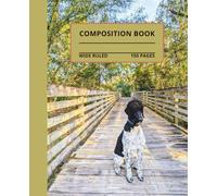 Kylo the Parti Poodle: Composition Notebook for school, writing, taking notes, etc., 7.5x9.25, 150 wide ruled pages