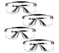 KYLOS 4 Pcs Lunettes De Protection Anti-Buée Et Uv Lunettes Et Anti-Rayures Pour Les Lieux De Travail, Construction, Bricolage, Laboratoire, Soudage, Chimie, Usage Personnel Confortables À Porter