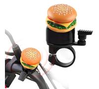 KYLOS Sonnette De Vélo Amusante En Forme De Burger - Son Puissant Et Clair - En Aluminium - Compatible Vtt, Vélo Électrique, Ville, Enfants/Ados - Idéal Comme Cadeau