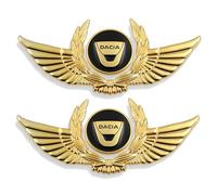 KYMEDQ Autocollant pour Dacia Sandero 2020 2021 2022 2023 2024 2025, Logo Emblème Badge Sticker Autocollant, Metal Emblèmes De Voiture Décoration, Emblème Badge Sticker pour Voiture