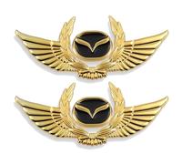 KYMEDQ Autocollant pour Mazda 6 2002-2020 2021 2022 2023 2024 2025 GH GJ, Logo Emblème Badge Sticker Autocollant, Metal Emblèmes De Voiture Décoration, Emblème Badge Sticker pour Voiture