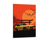 KYNA JDM Poster de voiture de course pour Datsun 240z - Motif voitures de sport japonaises - Peinture décorative sur toile - Décoration moderne pour chambre à coucher - 20 x 30 cm