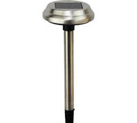 Kynast Garden LED Fiche solaire de jardin argentée avec prise de terre hauteur 30cm