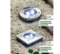 Kynast Garden LED Lampe solaire en saillie avec piquet de terre 12cm