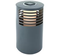 Kynast Jardin LED Solaire Borne Lumineuse Couleur Anthracite 20cm x 35cm