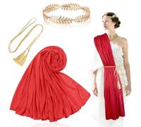 Kyndara Lot de 3 accessoires de costume toga grec romain
