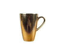 KYNHMG HOMELY Tasse à café en céramique galvanisée - Tasse classique en céramique plaquée or, élégance rétro pour la maison et le bureau, idée cadeau de luxe