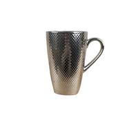 KYNHMG HOMELY Tasse à café en céramique galvanisée - Tasse classique en céramique plaquée or, élégance rétro pour la maison et le bureau, idée cadeau de luxe