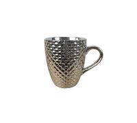 KYNHMG HOMELY Tasse à café en céramique galvanisée - Tasse classique en céramique plaquée or, élégance rétro pour la maison et le bureau, idée cadeau de luxe