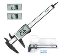 Kynup Pied a Coulisse, 150mm Pied à Coulisse Numérique, Conversion de Pouces/Millimètres, Outil de Mesure Électronique avec Grand LCD écran, Grande Police