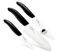 Kyocera ADB01791 Set de 3 Chef Couteaux, Céramique, Noir, 36 x 18 x 28 cm ADB01791 Noir