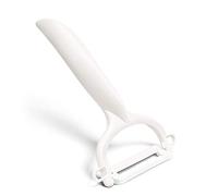 KYOCERA - CP10NWH - Eplucheur rasoir blanc avec lame céramique ultra tranchante - matériau sain qui ne rouille pas et n'oxyde pas les aliments