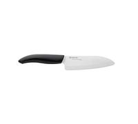 KYOCERA - FK140WHBKEU - Petit Santoku collection GEN noir, lame céramique 11,5 cm haut de gamme, ultra tranchante et résistante - nouveau packaging