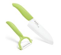 KYOCERA GIFT SET GR COUTEAU DU CHEF : 1 FK-140-WH GR + 1 EPLUCHEUR CP-10-NGR VERT Vert