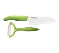 kyocera gift set gr couteau du chef : 1 fk-140-wh gr + 1 eplucheur cp-10-ngr vert Vert G