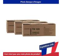 Kyocera Mita TK-120 Toner Black Pack Of 3