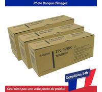 Kyocera Mita TK-520 Toner Black Pack Of 3