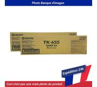 Kyocera Mita TK-655 Toner Black Pack Of 2