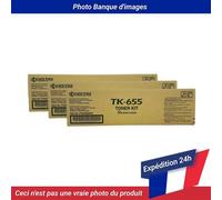 Kyocera Mita TK-655 Toner Black Pack Of 3