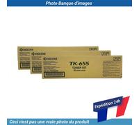 Kyocera Mita TK-655 Toner Black Pack Of 3