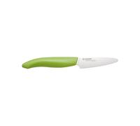 Kyocera FK-075-WH GR Petit Couteau d'Office Manche Vert Lame Céramique Blanche 7,5 cm