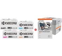 Kyocera + Prindo Universal Papier 2500 Blatt Value Pack Noir(e) / Cyan / Magenta / Jaune / Blanc Original TK-5490 MCVP