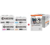 Kyocera + Prindo Universal Papier 2500 Blatt Value Pack Noir(e) / Cyan / Magenta / Jaune / Blanc Original TK-5480 MCVP