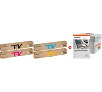 Kyocera + Prindo Universal Papier 2500 Blatt Value Pack Noir(e) / Cyan / Magenta / Jaune / Blanc Original TK-8115 MCVP 01