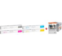 Kyocera + Prindo Universal Papier 2500 Blatt Value Pack Noir(e) / Cyan / Magenta / Jaune / Blanc Original TK-8365 MCVP