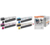Kyocera + Prindo Universal Papier 2500 Blatt Value Pack Noir(e) / Cyan / Magenta / Jaune / Blanc Original TK-8345 MCVP 01