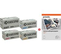 Kyocera + Prindo Universal Papier 500 Blatt Value Pack Noir(e) / Cyan / Magenta / Jaune Original TK-5240 MCVP 02