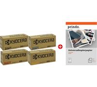 Kyocera + Prindo Universal Papier 500 Blatt Value Pack Noir(e) / Cyan / Magenta / Jaune Original TK-5270 MCVP 01