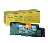 Kyocera TK 12 - Noir - original - kit toner - pour FS-1550, 1550 Plus, 1550A, 1600, 1600 Plus, 1600A, 3400, 3600, 3600 Plus, 3600A, 3700 G