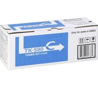 Kyocera TK 580C - Cyan - original - cartouche de toner - pour ECOSYS P6021cdn, P6021cdn/KL3 ; FS-C5150DN, C5150DN/KL3