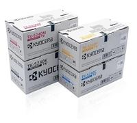 Kyocera TK5240 Lot de toners d'origine TK-5240K, TK-5240C, TK-5240M, TK-5240Y noir, cyan, magenta, jaune, pour ECOSYS M5526, P5026