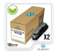Kyocera toner 2x TK-1150 compatible M2135dn M2635dn M27 Duston noir