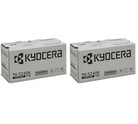 KYOCERA Toner TK-5240K d'origine. Noir, 4.000 Pages ISO 19798, Compatible imprimante ECOSYS P5026cdw, M5526cdn (Lot de 2)