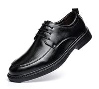 KYOESCAI Chaussure Homme Derbys Classique Oxford de Ville Formelles Affaires à Lacets Mariage,Noir,42 EU