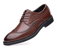 KYOESCAI Chaussure Homme Oxford Derby Formelle Brogue à Lacets pour Mariage | Chaussure Ville Brogues Homme Formelles Affaires à Lacets Oxford Pour Hommes Costume Entreprise Officiel Urban Habillées