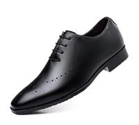 KYOESCAI Hommes Chaussures Derbies Habillées Formelles Affaires à Lacets Oxford pour Hommes Costume Mariage,Noir,43 EU