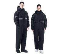 KYOFIS Combinaison de Neige Une pièce for Adulte, Combinaison de Ski isolée, imperméable, Coupe-Vent, Combinaison de motoneige par Temps Froid for Adultes/Hommes/Femmes(Large)