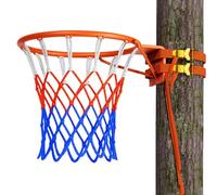 KYOFIS Panier de Basket-Ball Mural Portable, Panier de Basket-Ball Standard, Facile à Installer for Suspension dans Un Arbre ou Un Poteau(Large)