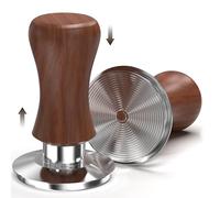 KYONANO Tamper 58,5 mm, Pilon à café Expresso, Pilon élégant à Force décente, calibré à Une Pression de Contact de 30 LB, Acier Inoxydable 304, Accessoires de Machine à Porte-Filtre à Expresso